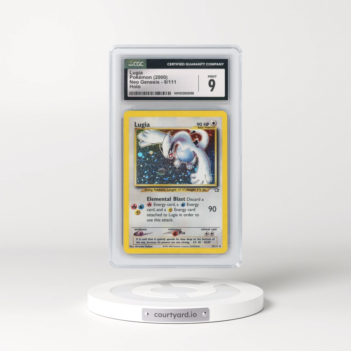 2000 Neo Genesis #9/111 Lugia - Holo (CGC 9 MINT)