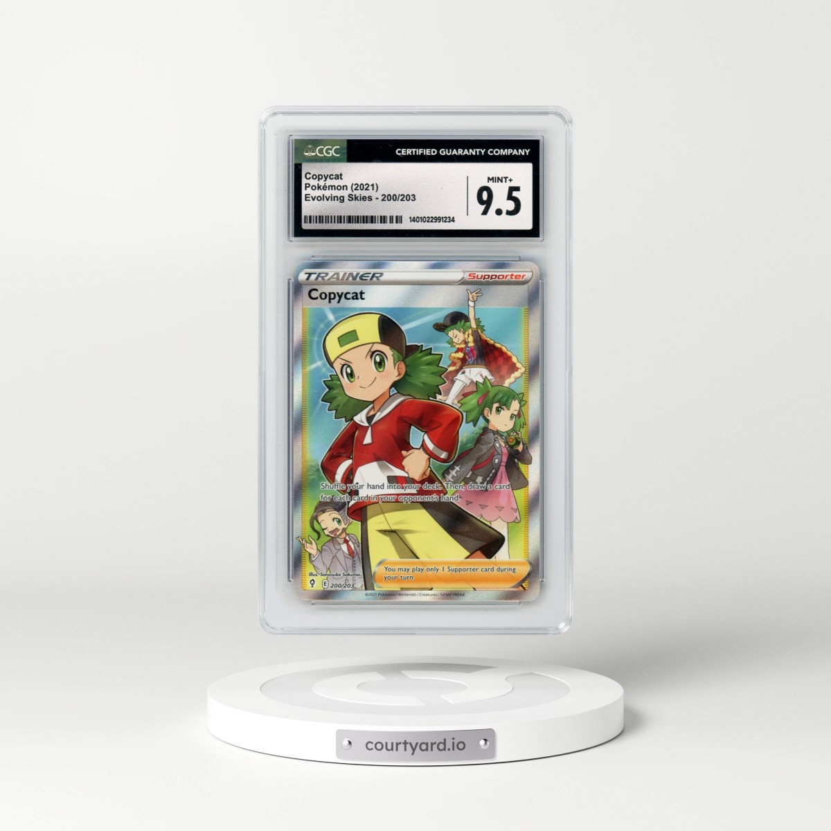 2021 Evolving Skies #200/203 Copycat - Ultra Rare Holo (CGC 9.5 MINT+)