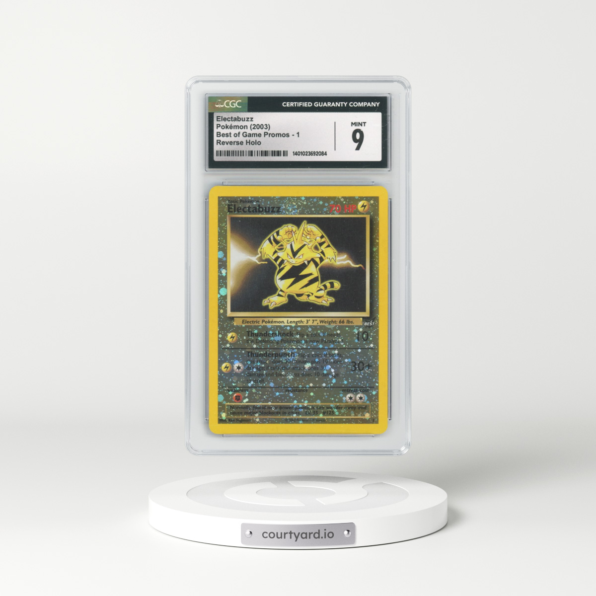 2003 Best of Game Promos #1 Electabuzz - Reverse Holo (CGC 9 MINT)