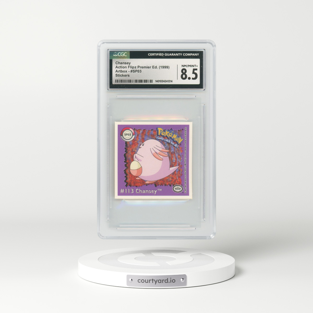 1999 Action Flipz #SP03 Chansey (CGC 8.5 NM-MT+)