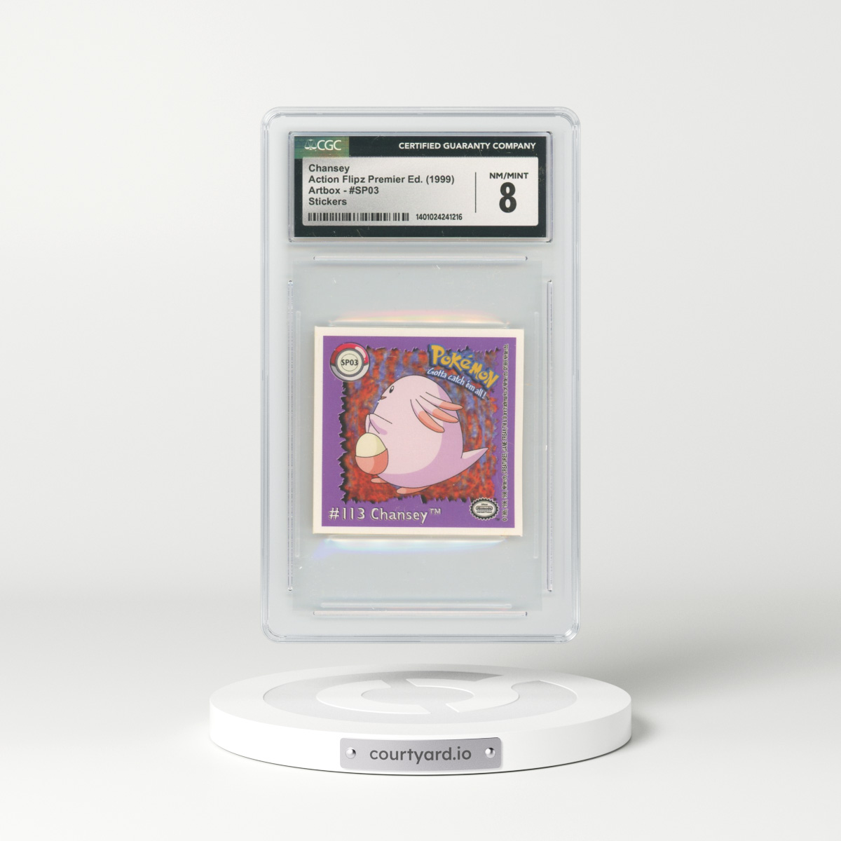 1999 Action Flipz #SP03 Chansey (CGC 8 NM-MT)