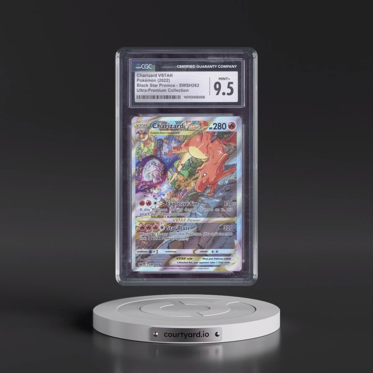 2017 Black Star Promos - Sword & Shield #SWSH262 Charizard VSTAR - Ultra-Premium Collection (Holo) (CGC 9.5 MINT+)