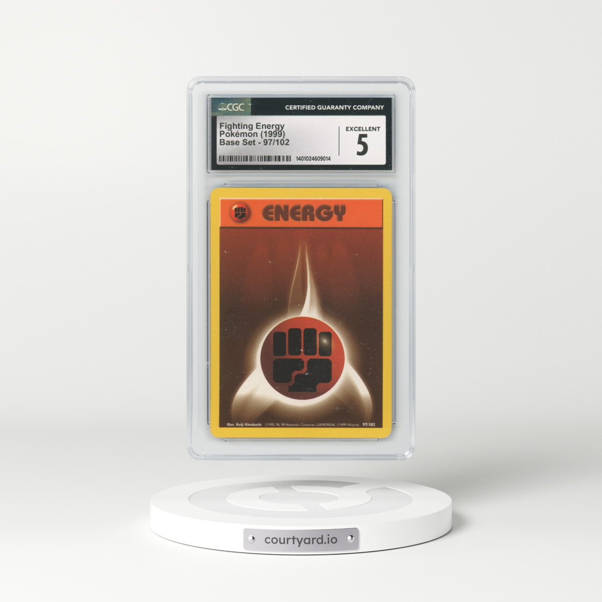 1999 Base Set #97 Fighting Energy (CGC 5 EX)