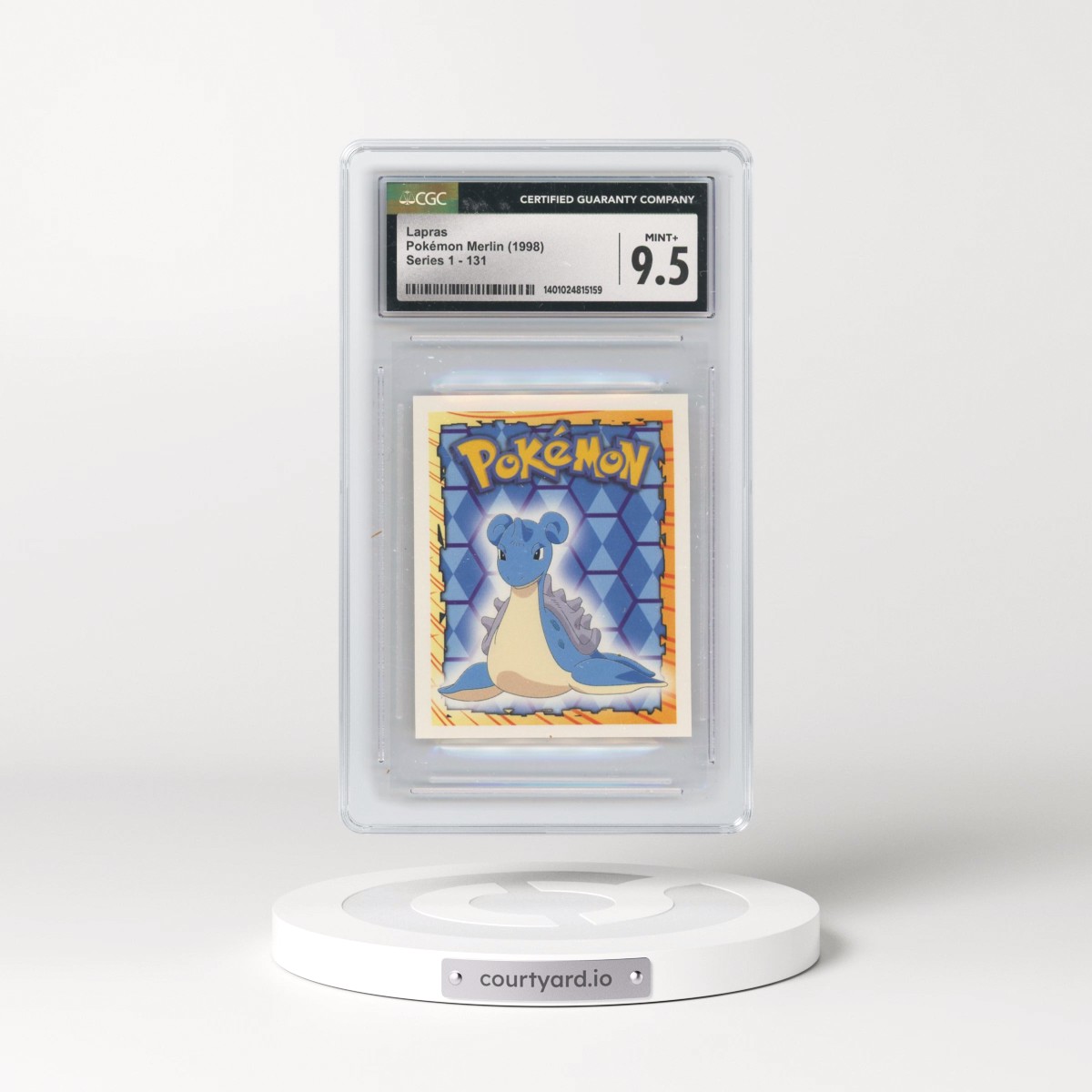 1998 Series 1 #131 Lapras (CGC 9.5 MINT+)