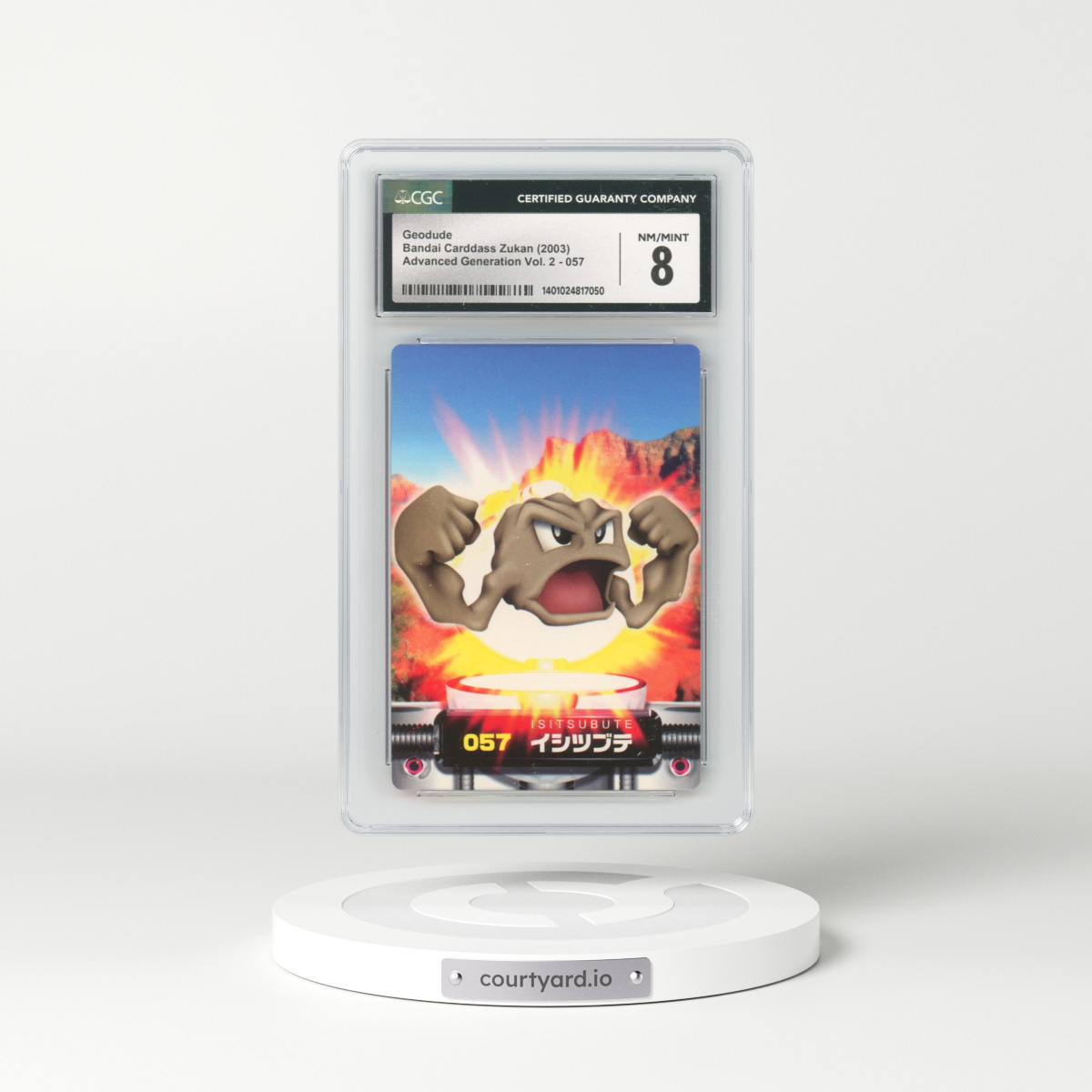 2003 Japanese Advanced Generation Vol. 2 #57 Geodude (CGC 8 NM-MT)