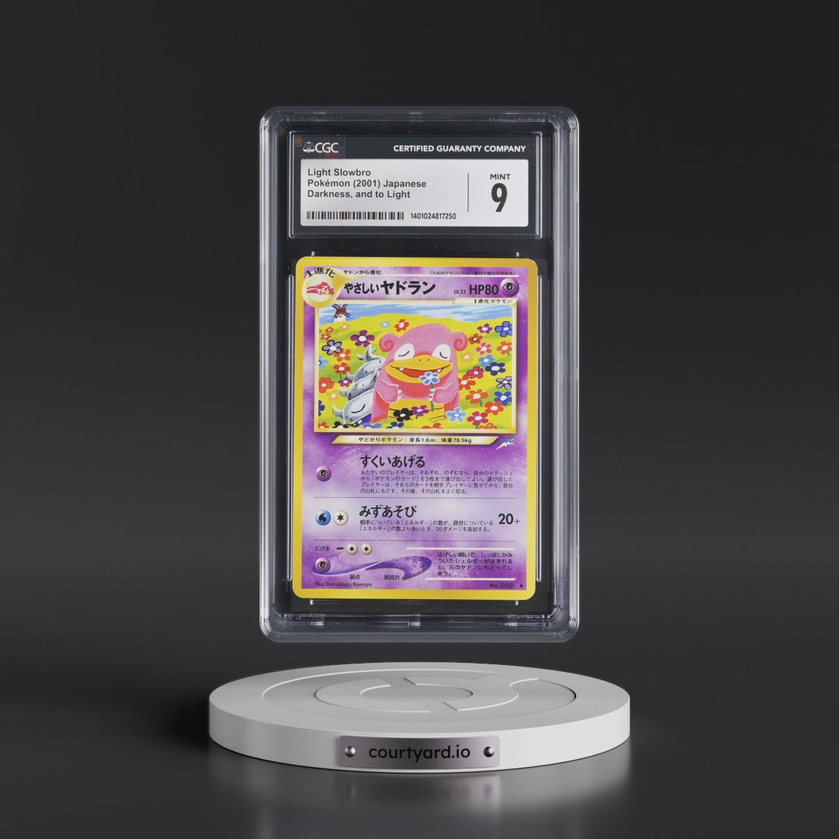 2001 Darkness, and to Light Light Slowbro (CGC 9 MINT)