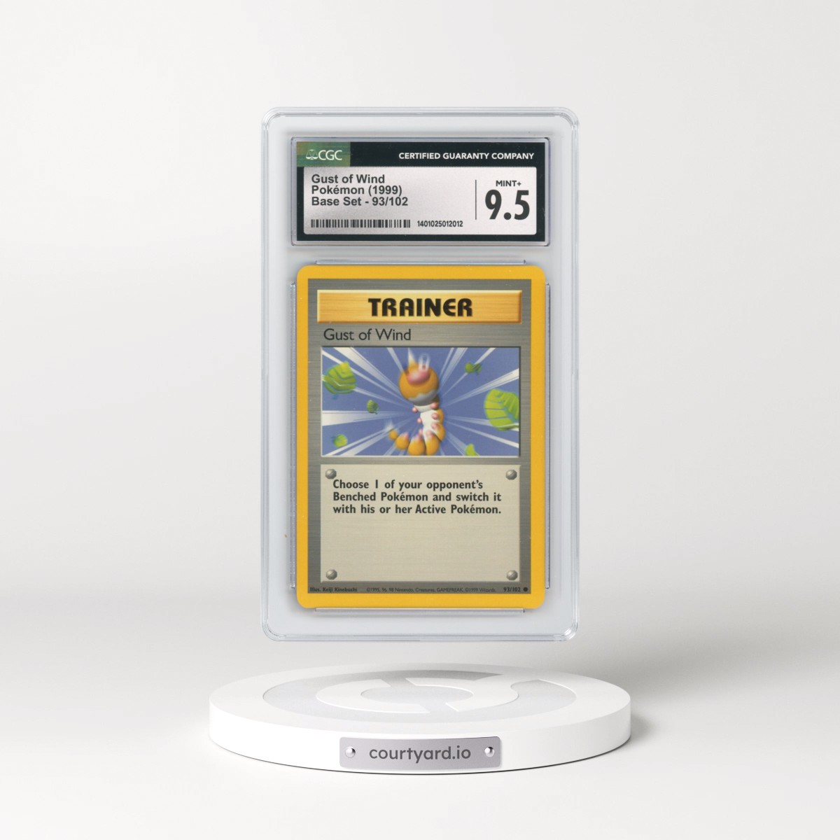 1999 Base Set #93/102 Gust of Wind (CGC 9.5 MINT+)