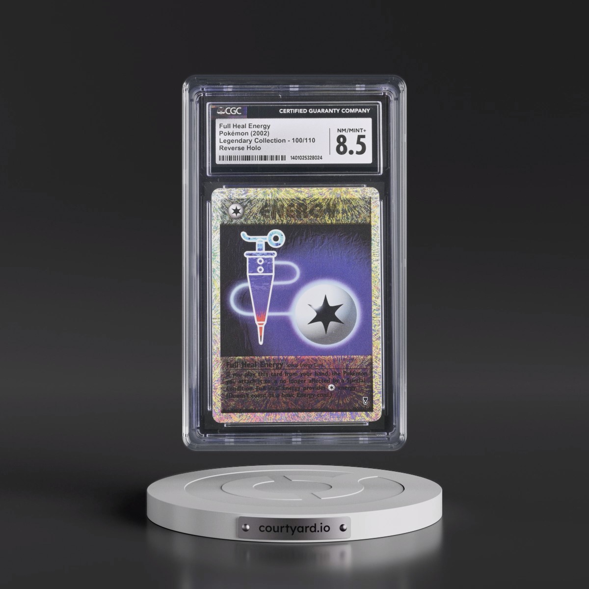 2002 Legendary Collection #100/110 Full Heal Energy - Reverse Holo (CGC 8.5 NM-MT+)