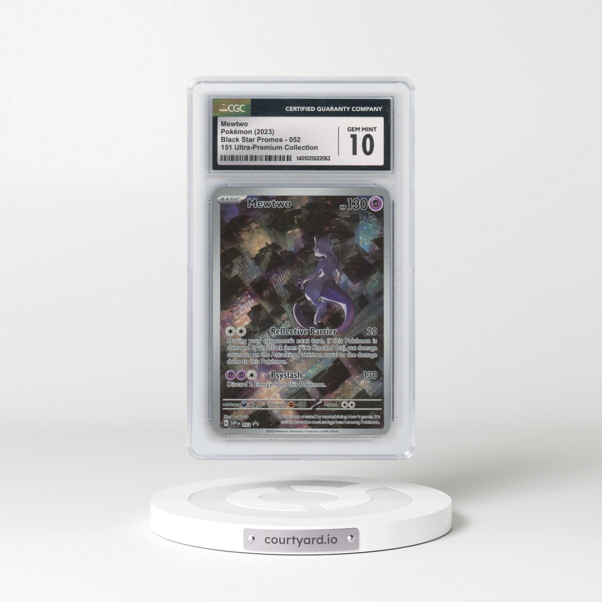 2023 Black Star Promos - Scarlet & Violet SVPEN #052 Mewtwo - 151 Ultra-Premium Collection (Holo) (CGC 10 GEM MINT)