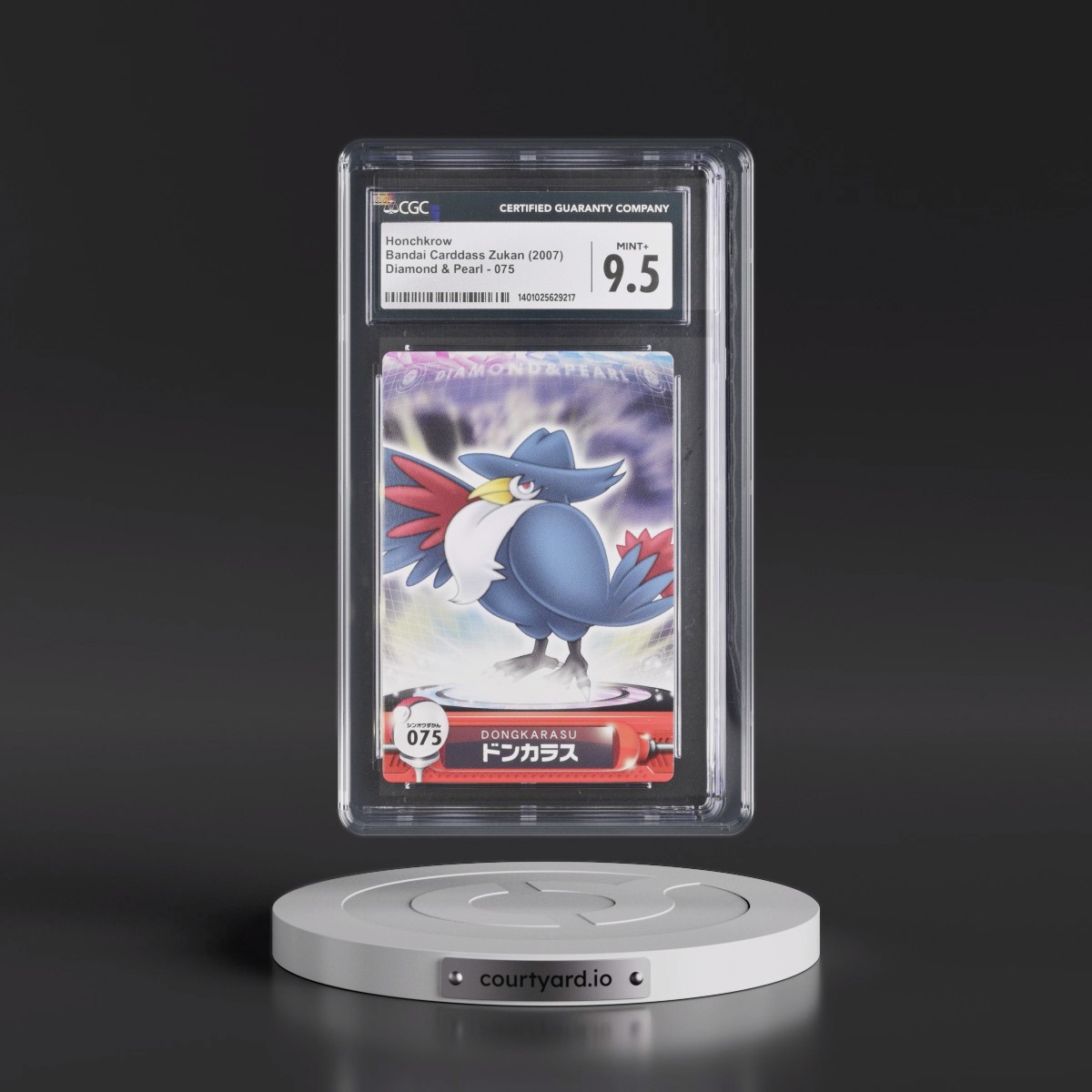 2007 Diamond & Pearl #075 Honchkrow (CGC 9.5 MINT+)