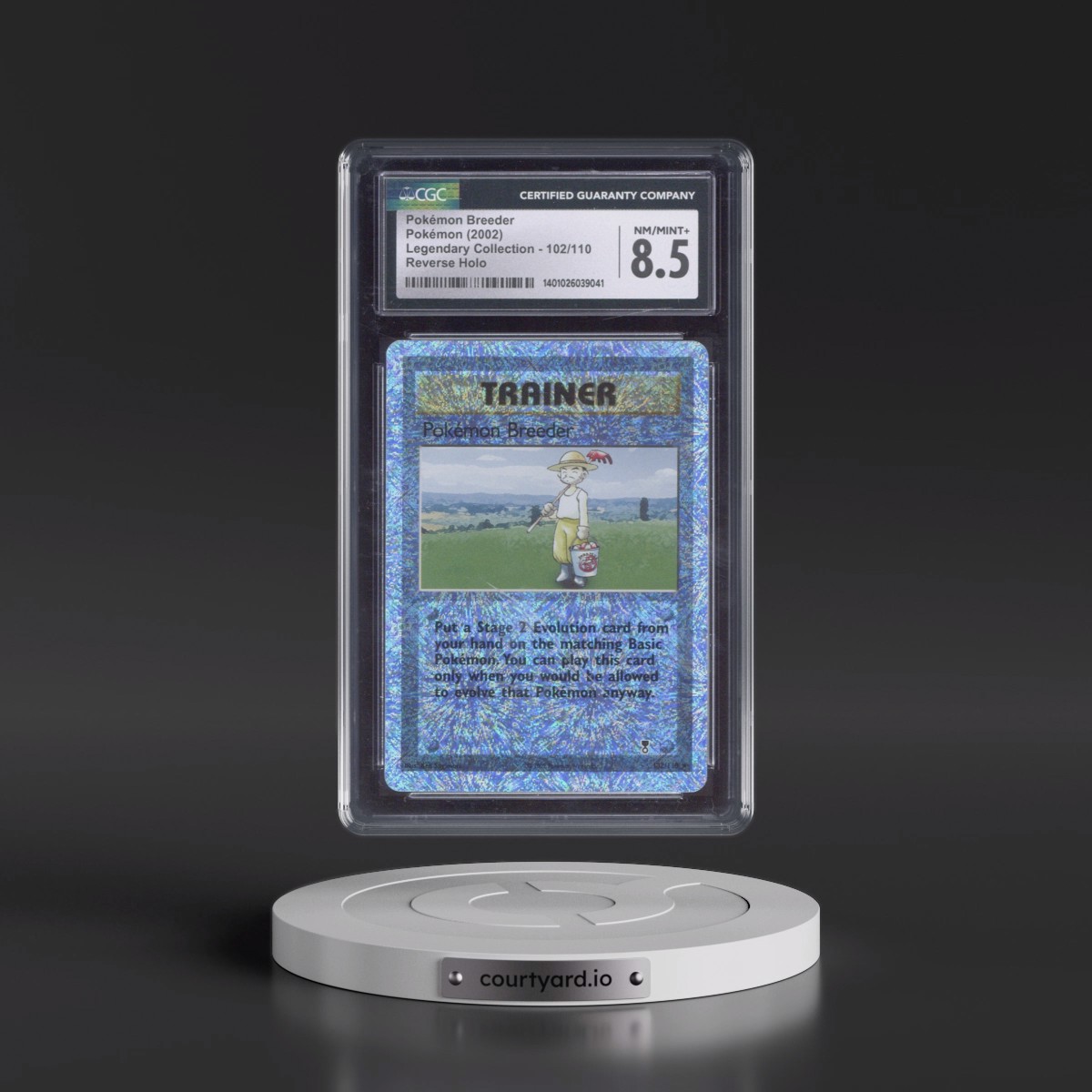 2002 Legendary Collection #102/110 Pokémon Breeder - Reverse Holo (CGC 8.5 NM-MT+)