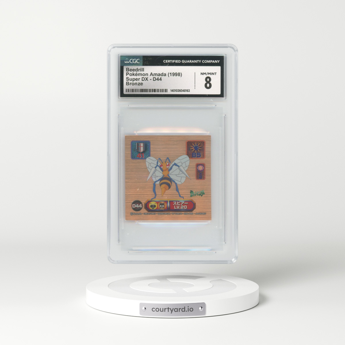 1998 Japanese Super DX (1998) #D44 Beedrill - Bronze (CGC 8 NM-MT)