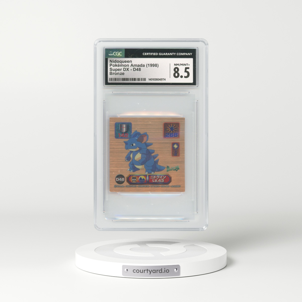 1998 Japanese Super DX (1998) #D48 Nidoqueen (CGC 8.5 NM-MT+)