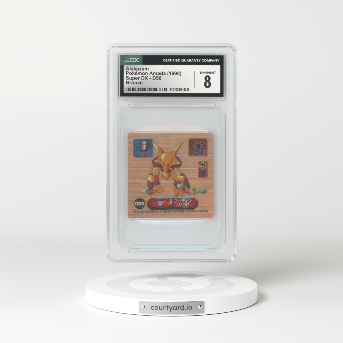 1998 Japanese Super DX (1998) #D56 Alakazam - Bronze (CGC 8 NM-MT)