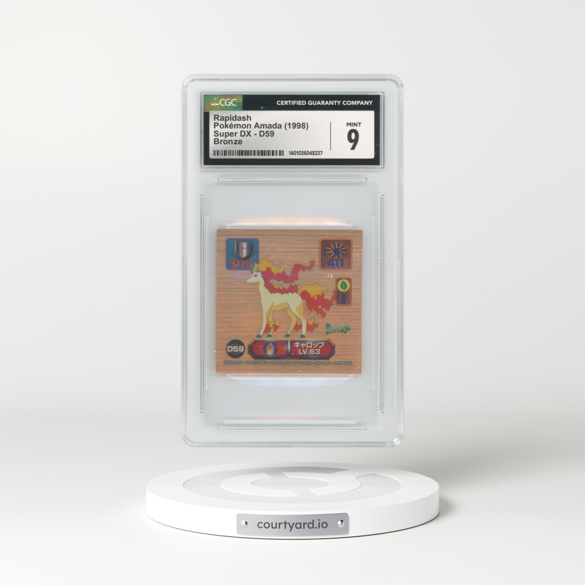 1998 Japanese Super DX (1998) #D59 Rapidash - Bronze (CGC 9 MINT)