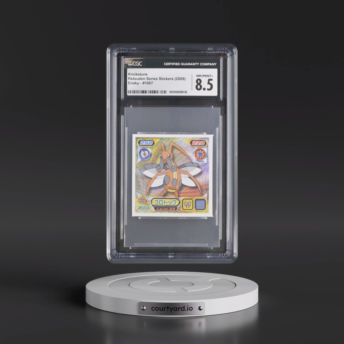 2009 Retsuden Series Stickers (2009) - Japanese #1007 Kricketune (CGC 8.5 NM-MT+)