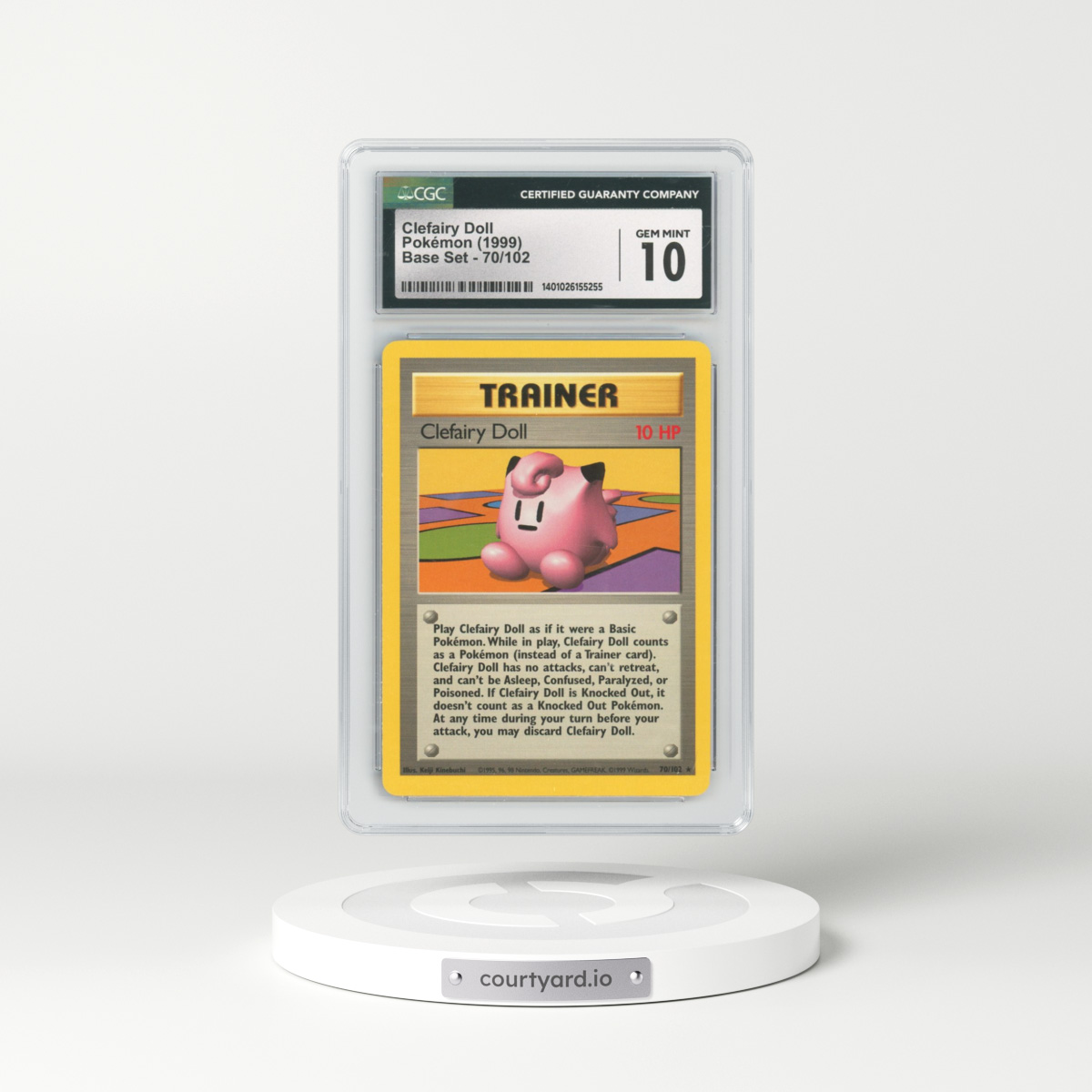1999 Base Set #70 Clefairy Doll (CGC 10 GEM MINT)