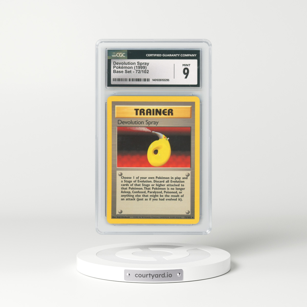 1999 Base Set #72 Devolution Spray (CGC 9 MINT)
