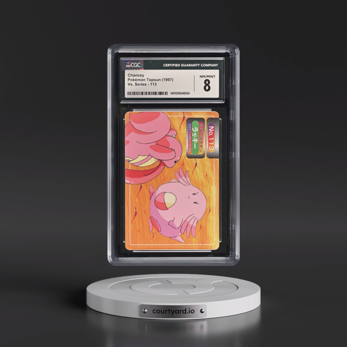 1997 (Two Pokémon) Vs. Series #113 Chansey (CGC 8 NM-MT)