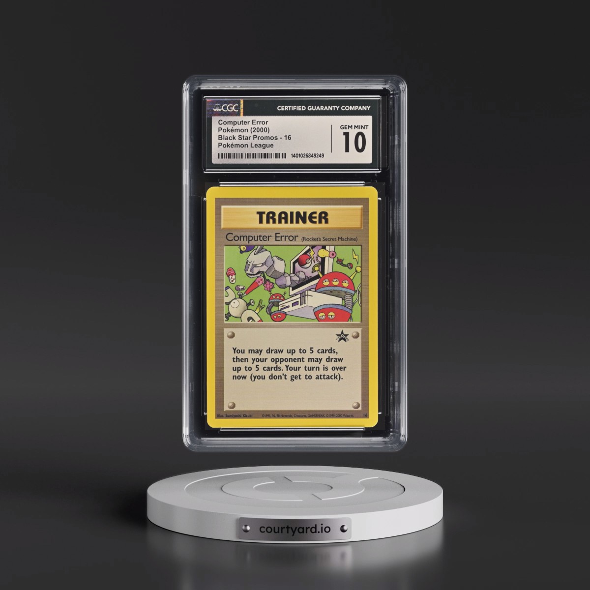 1999 Black Star Promos #16 Computer Error - Pokémon League (CGC 10 GEM MINT)