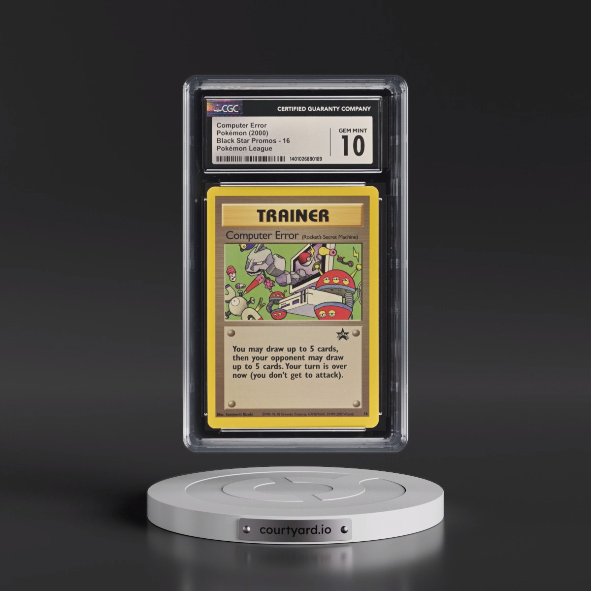 1999 Black Star Promos #16 Computer Error - Pokémon League (CGC 10 GEM MINT)