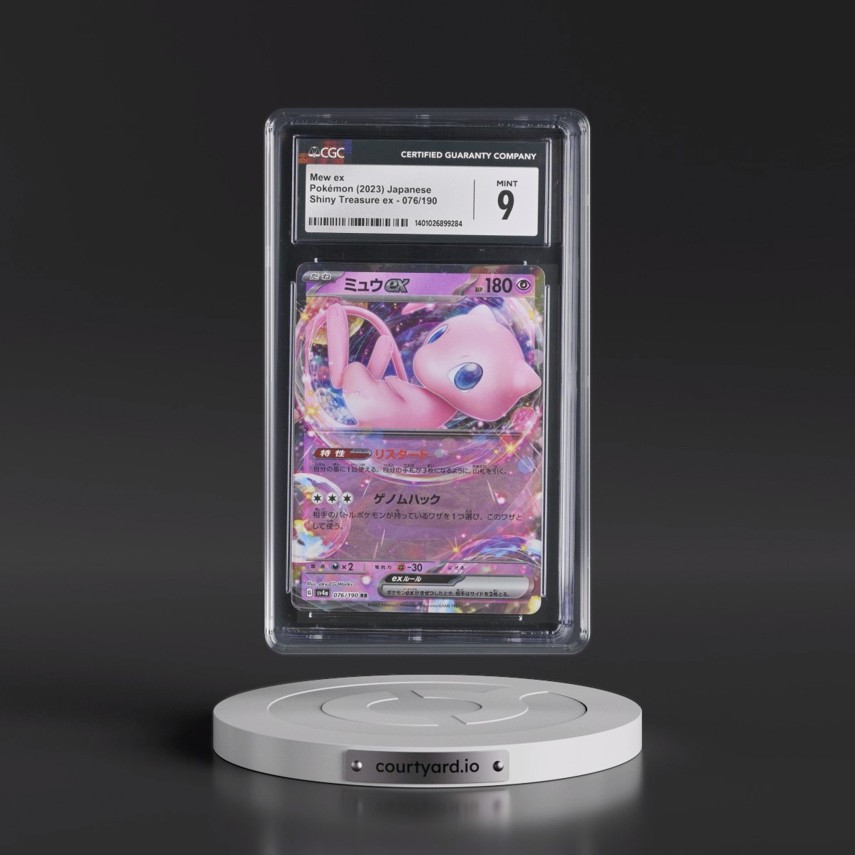 2023 Pokémon Sv4a-Shiny Treasure EX #076 Mew EX - Holo (CGC 9 MINT)