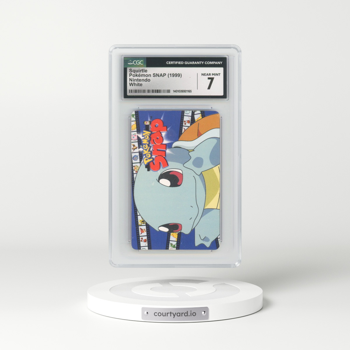 1999 Pokémon SNAP - English Squirtle - White (CGC 7 NM)