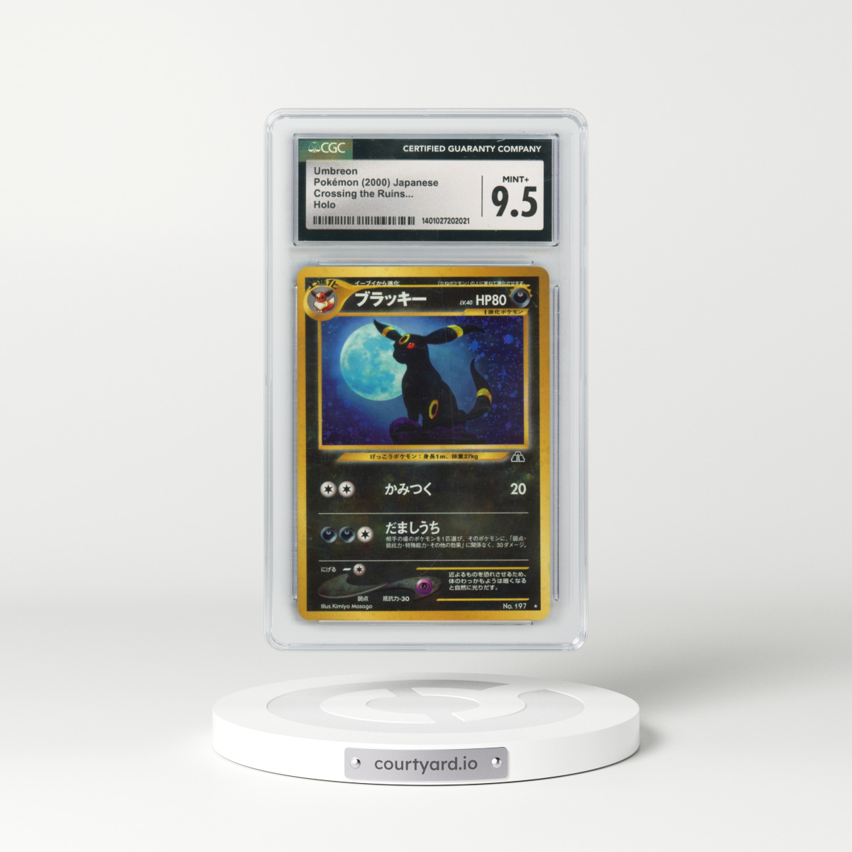 2000 Crossing the Ruins... #197 Umbreon - Holo (CGC 9.5 MINT+)
