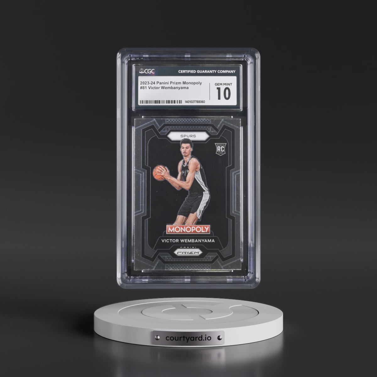 2023 Panini Prizm Monopoly Victor Wembanyama #81 CGC 10