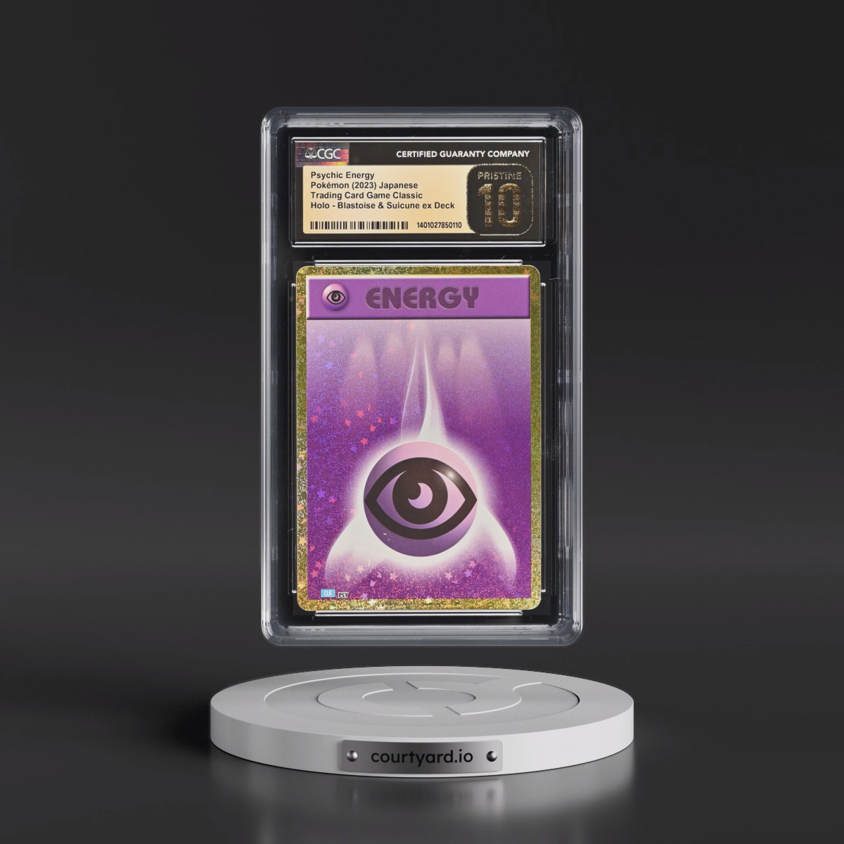 2023 Trading Card Game Classic - CLF, CLL, CLK #PSY Psychic Energy - Blastoise & Suicune ex Deck - CLK Holo (CGC 10 PRISTINE)