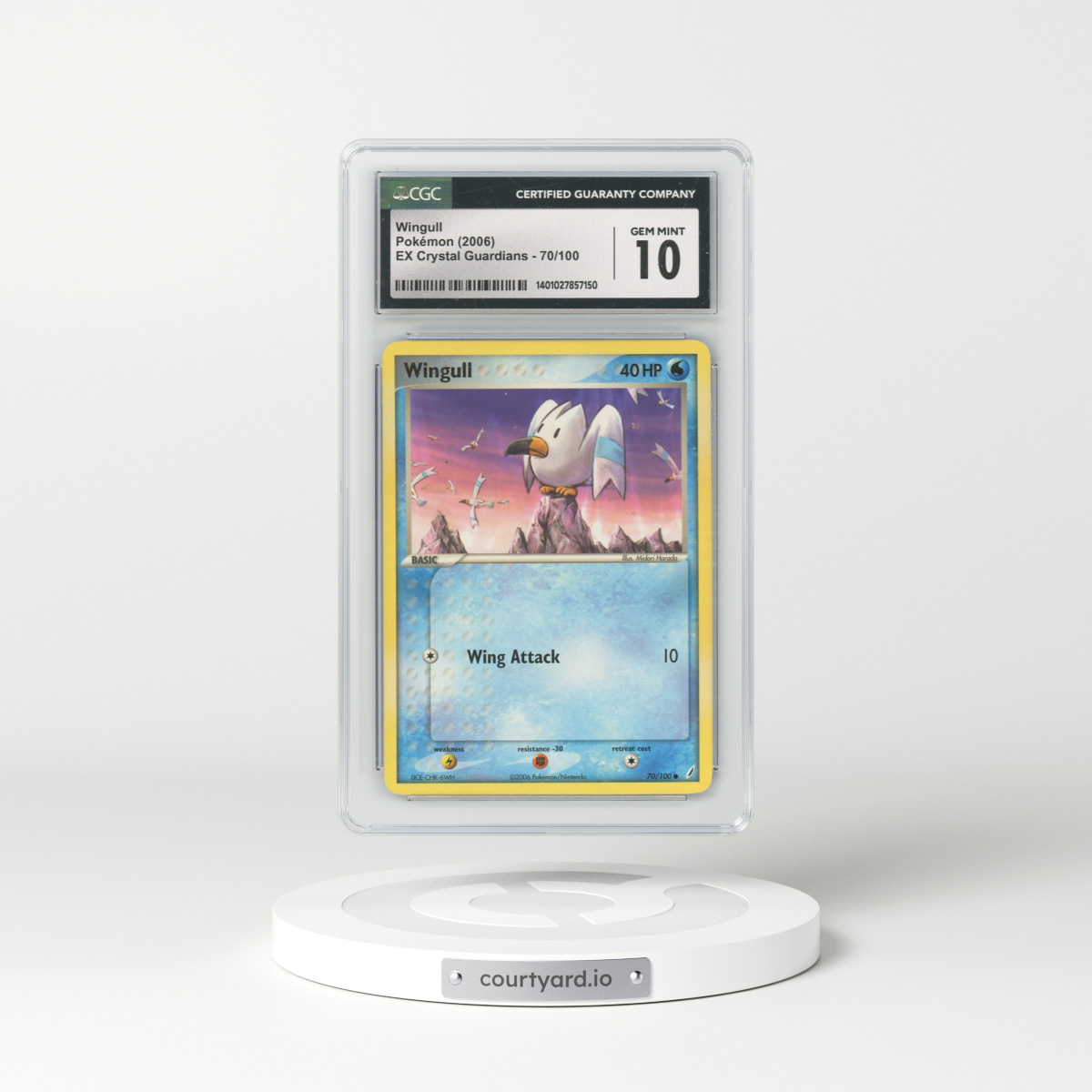 2006 EX Crystal Guardians #70/100 Wingull (CGC 10 GEM MINT)