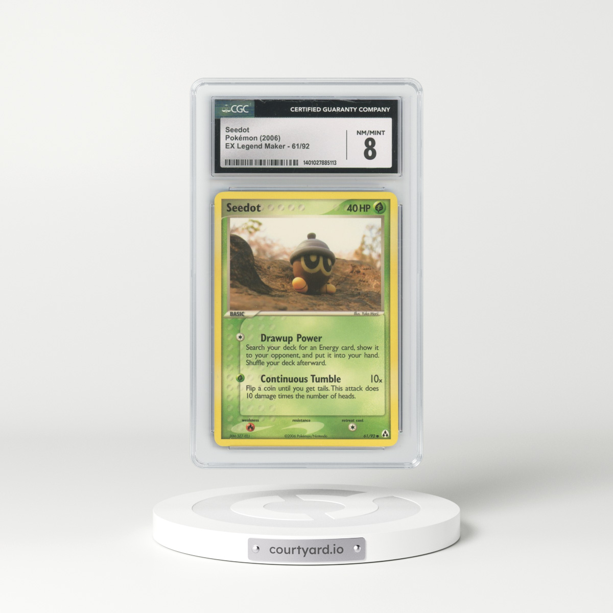 2006 EX Legend Maker #61/92 Seedot (CGC 8 NM-MT)