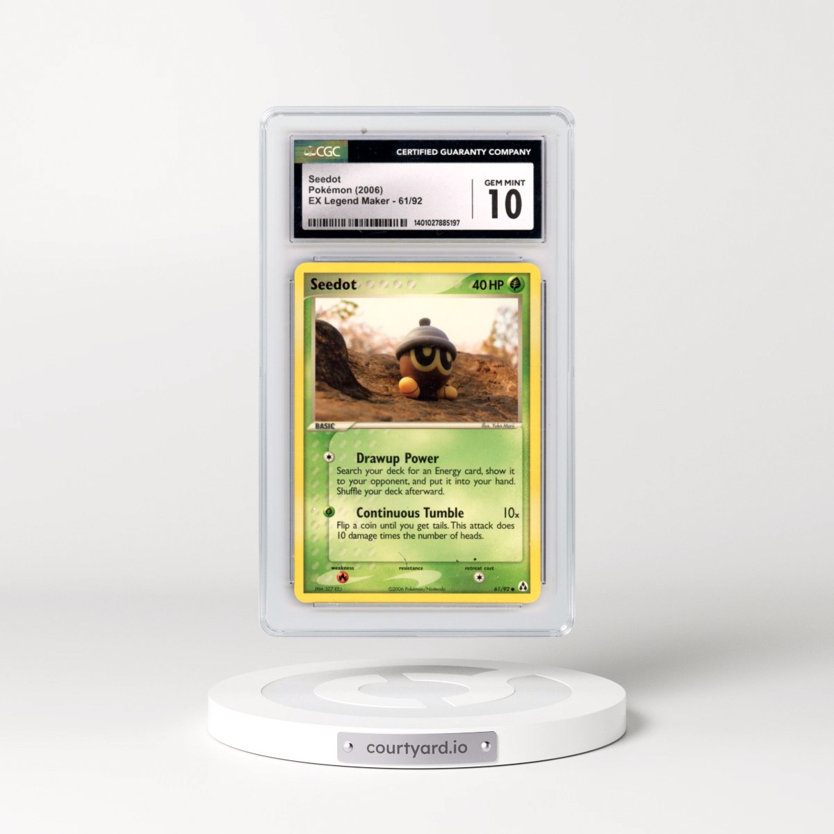 2006 EX Legend Maker #61/92 Seedot (CGC 10 GEM MINT)