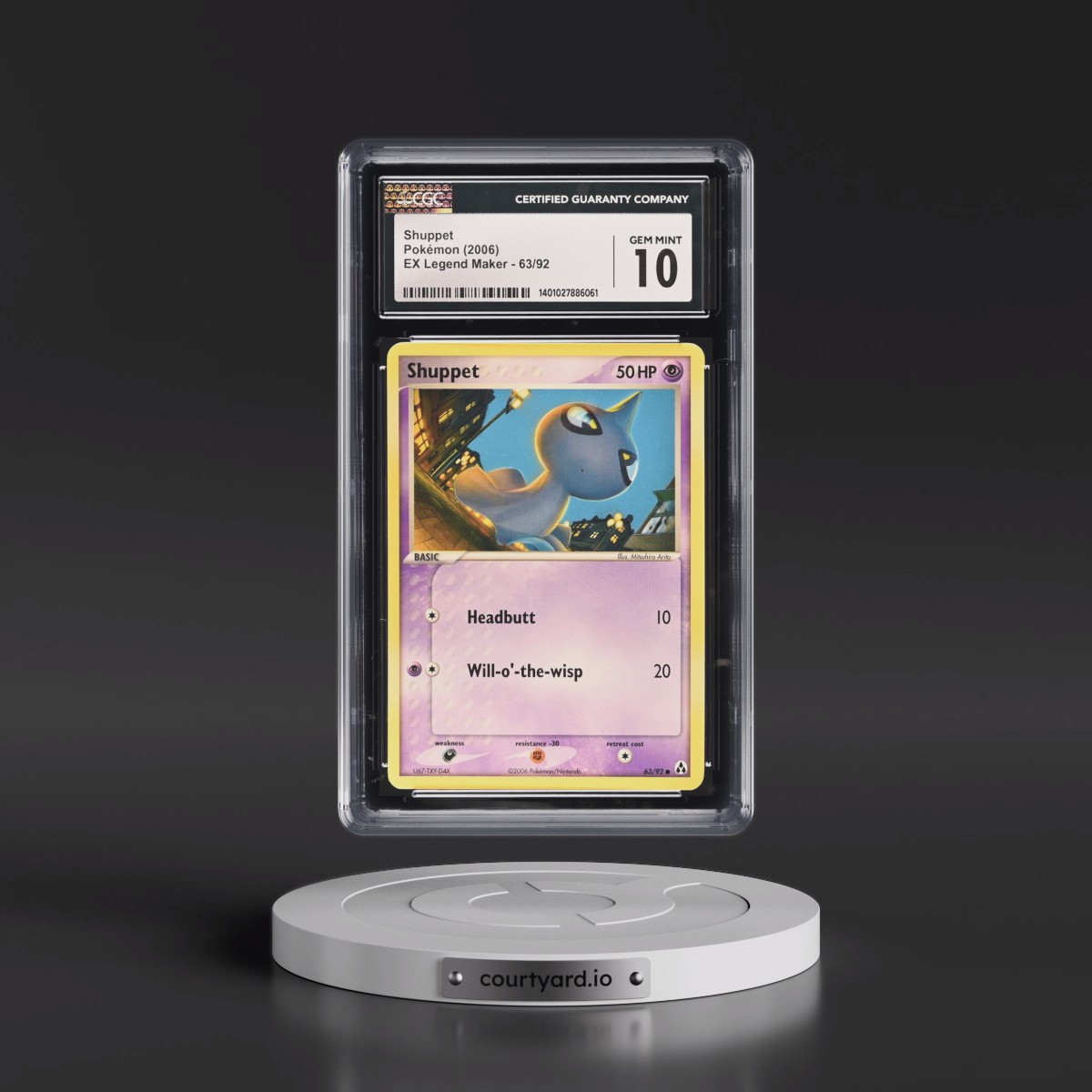 2006 EX Legend Maker #63/92 Shuppet (CGC 10 GEM MINT)