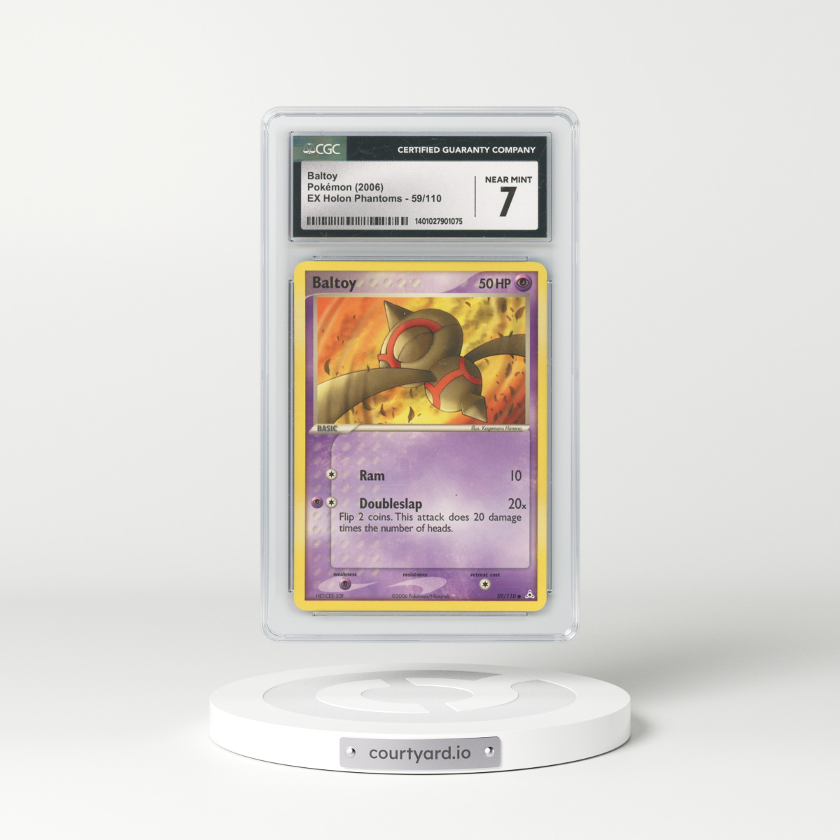 2006 EX Holon Phantoms #59/110 Baltoy (CGC 7 NM)