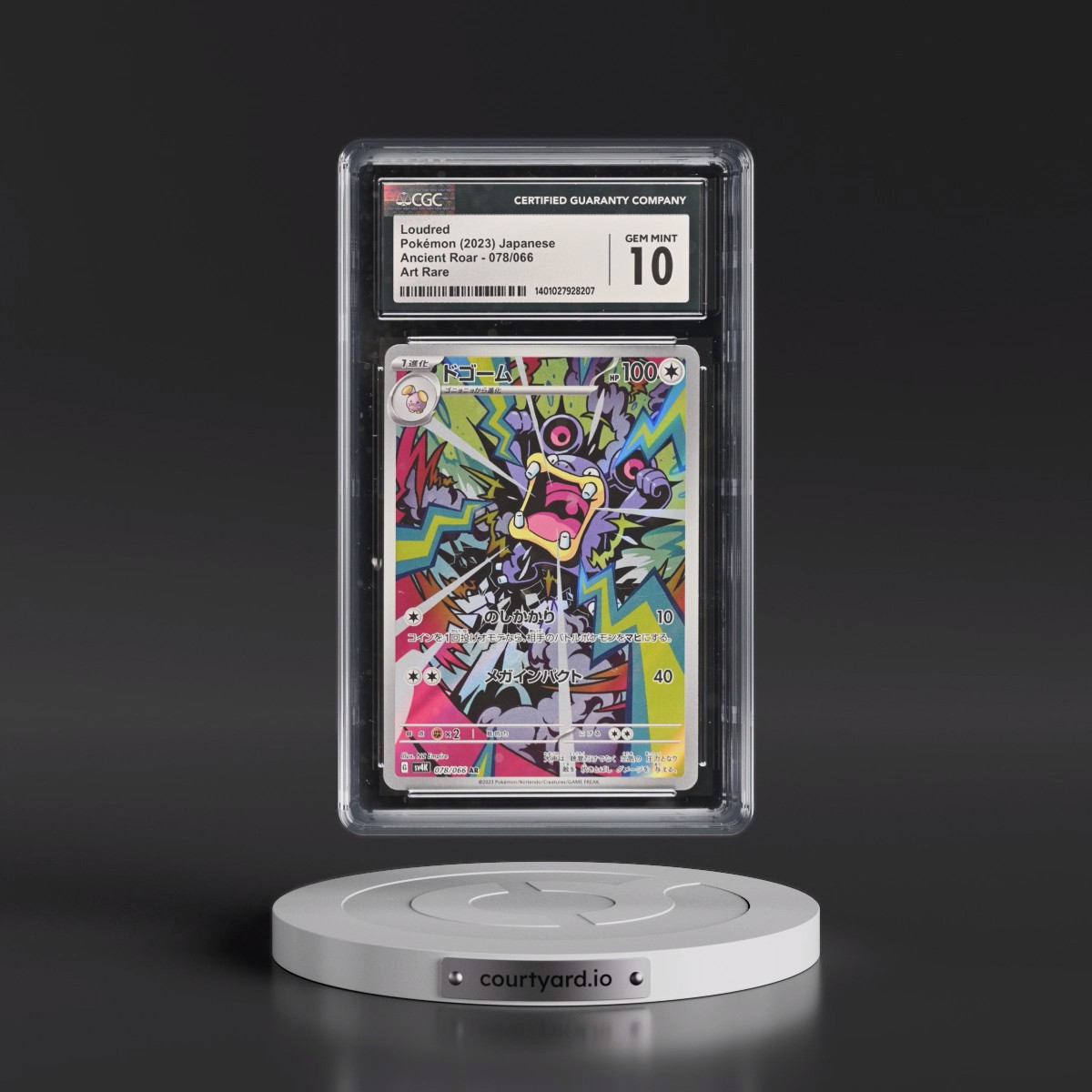 2023 Ancient Roar #078/066 Loudred - Art Rare Holo (CGC 10 GEM MINT)