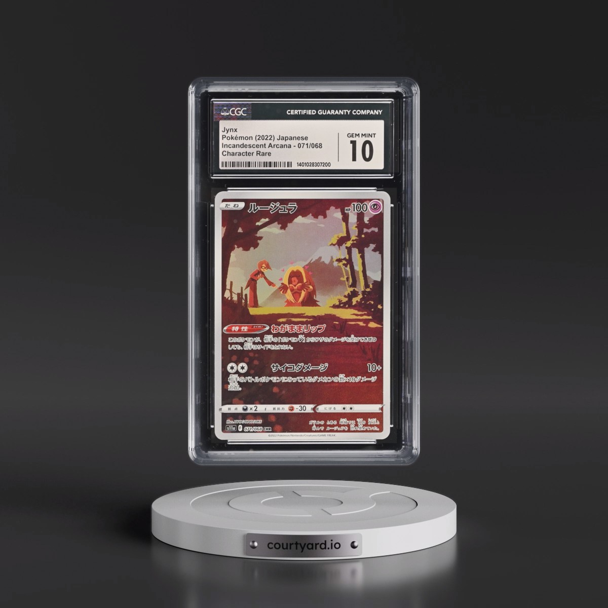 2022 Incandescent Arcana #071/068 Jynx - Character Rare Holo (CGC 10 GEM MINT)