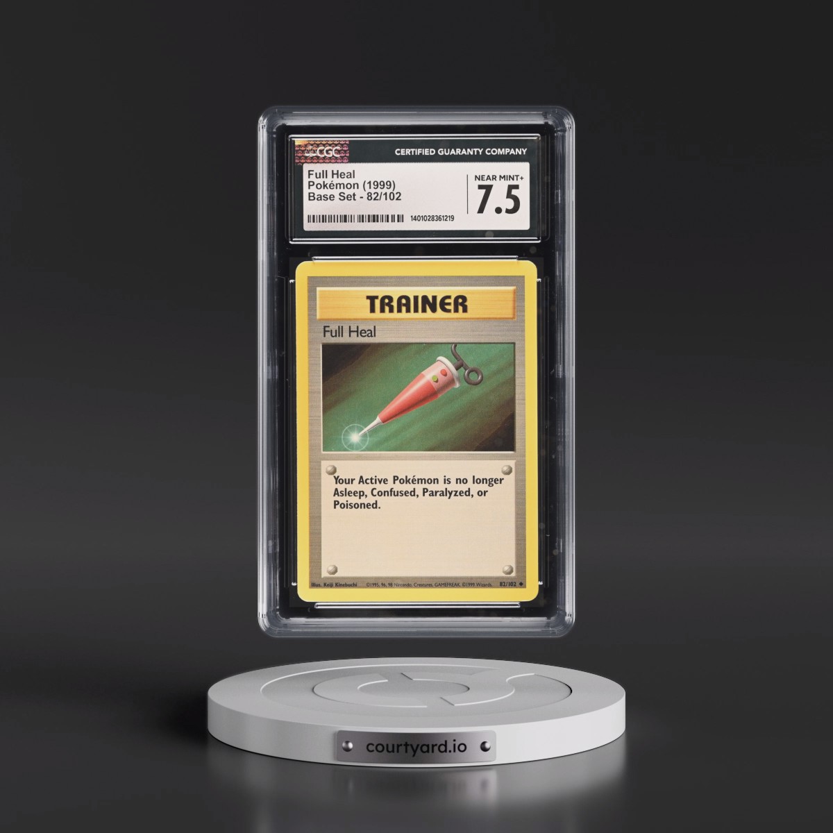 1999 Base Set #82/102 Full Heal (CGC 7.5 NM+)