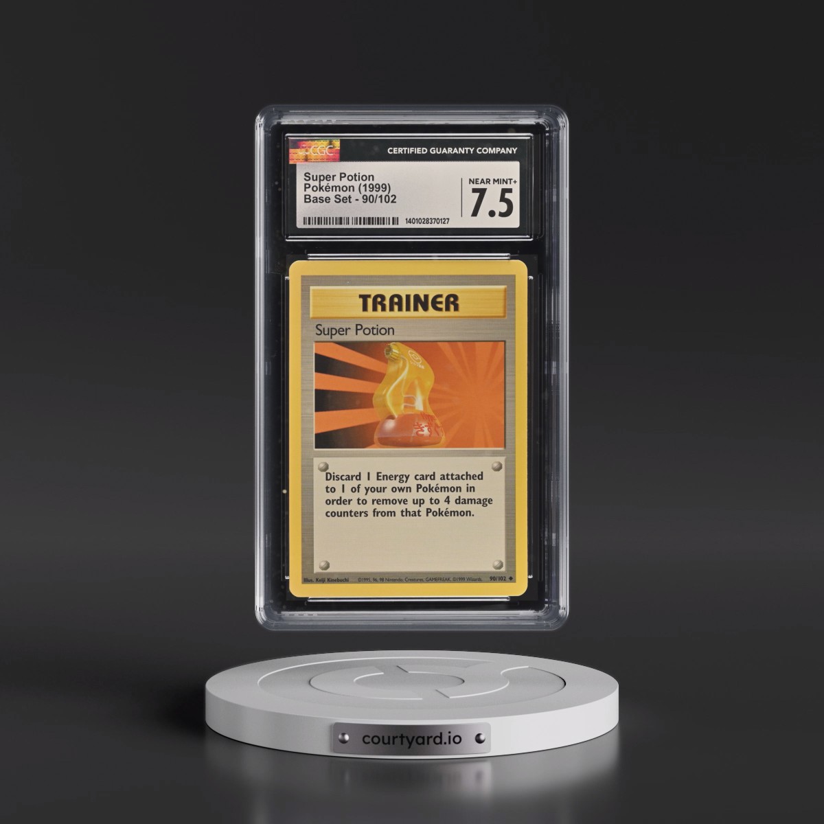 1999 Base Set #90/102 Super Potion (CGC 7.5 NM+)