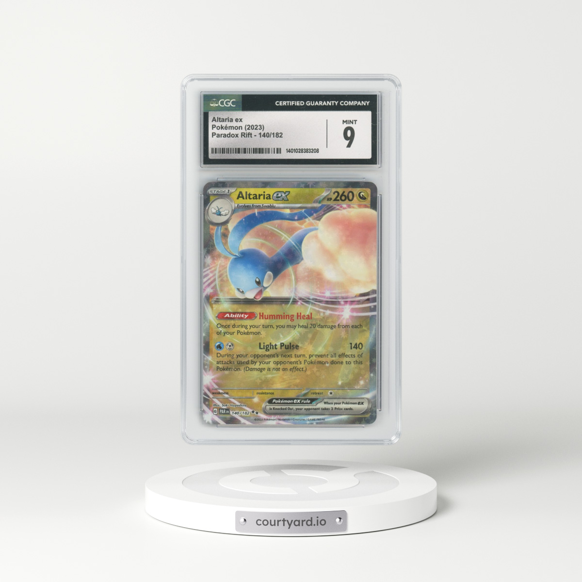 2023 Paradox Rift - PAR EN #140 Altaria ex - Holo (CGC 9 MINT)