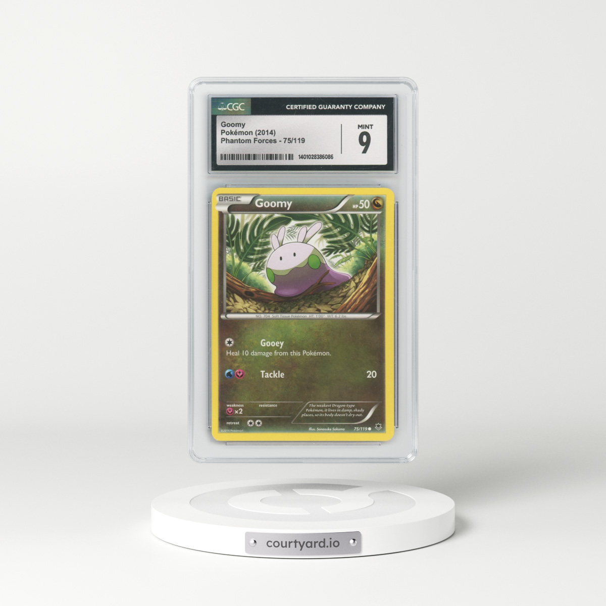 2014 Phantom Forces #75/119 Goomy (CGC 9 MINT)