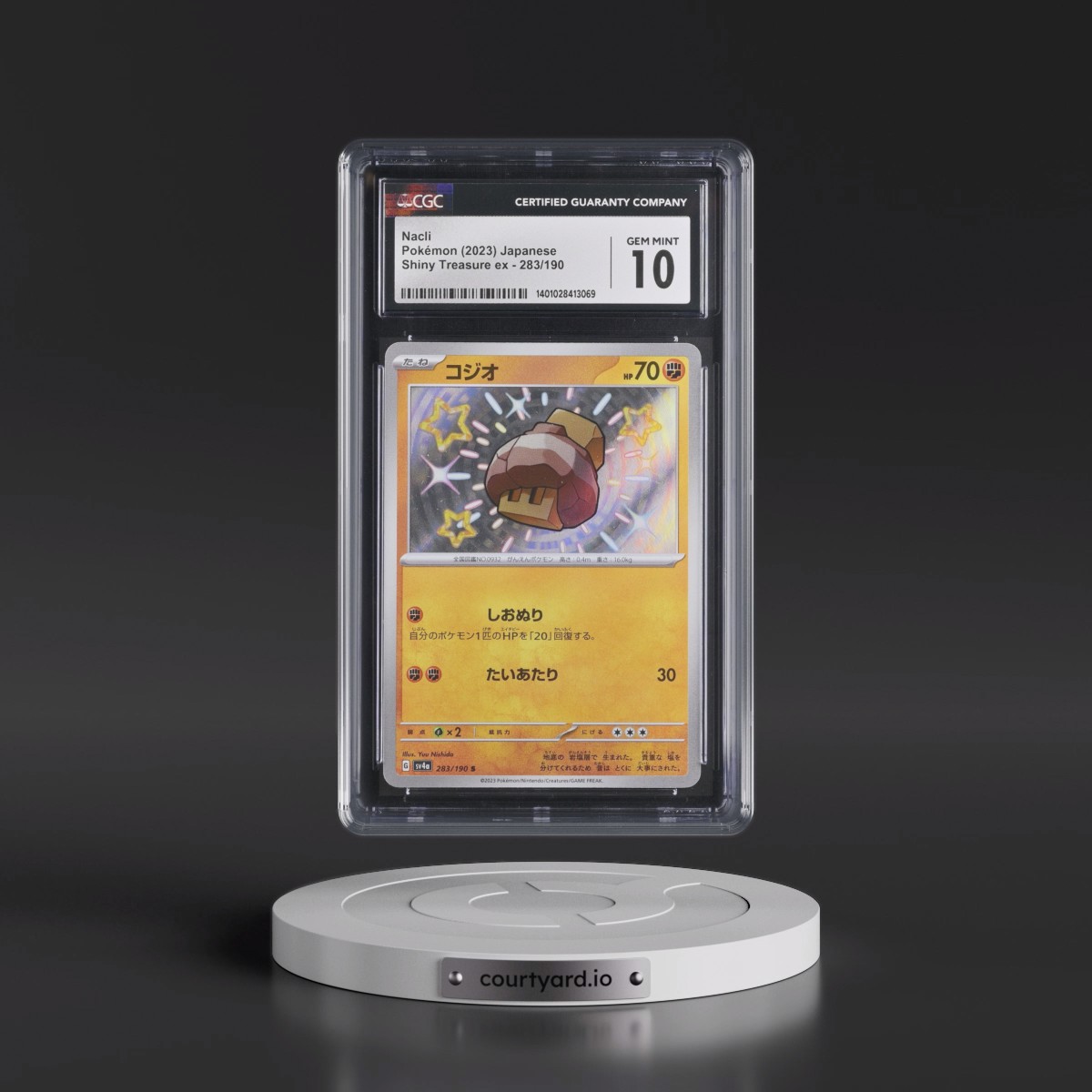 2023 Shiny Treasure ex Nacli - Shiny Rare Holo #283/190 CGC 10