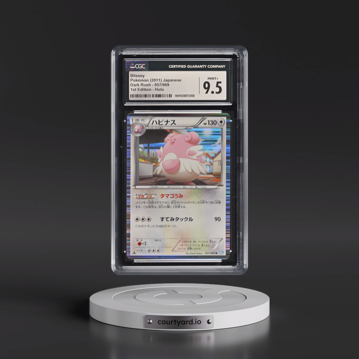 2011 Dark Rush #057/069 Blissey - 1st Edition Holo (CGC 9.5 MINT+)