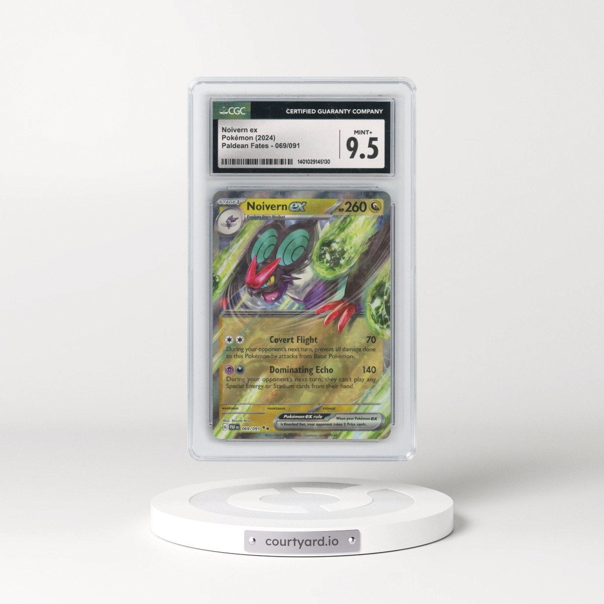 2024 Paldean Fates - PAF EN #069/091 Noivern ex - Holo (CGC 9.5 MINT+)