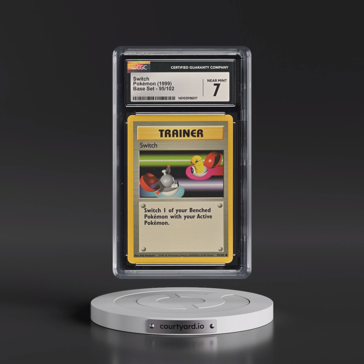 1999 Base Set #95/102 Switch (CGC 7 NM)