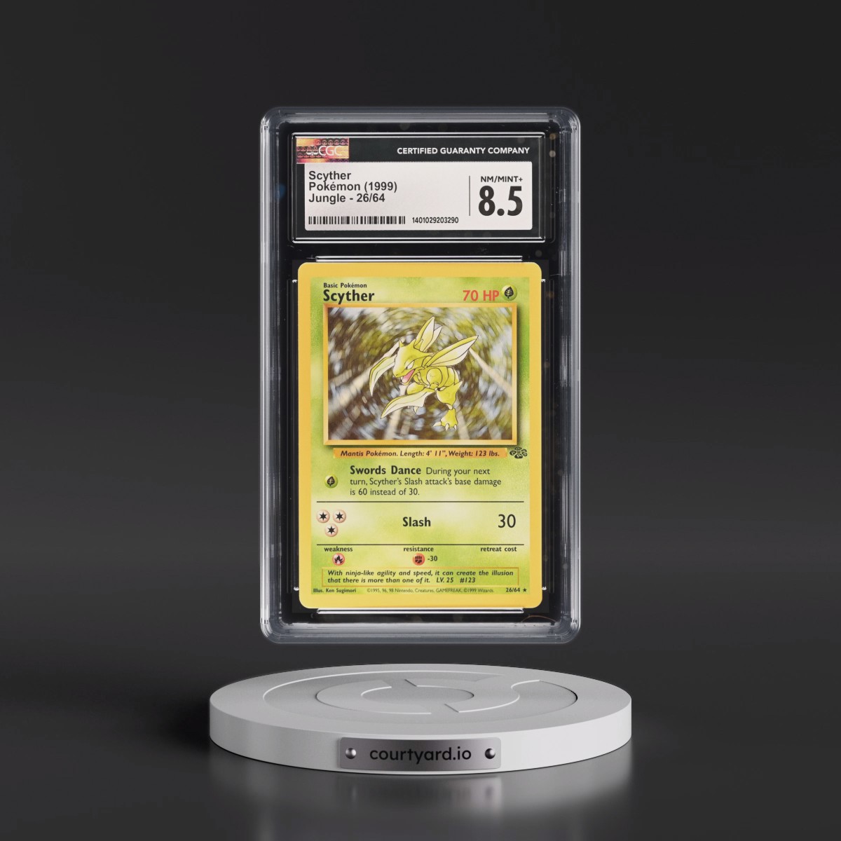 1999 Jungle #26/64 Scyther (CGC 8.5 NM-MT+)