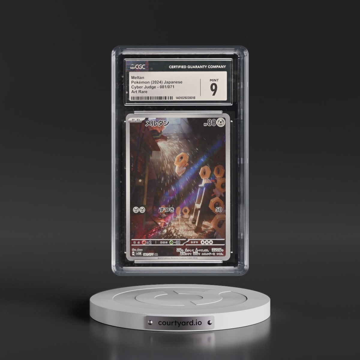 2024 Cyber Judge #081/071 Meltan - Art Rare Holo (CGC 9 MINT)