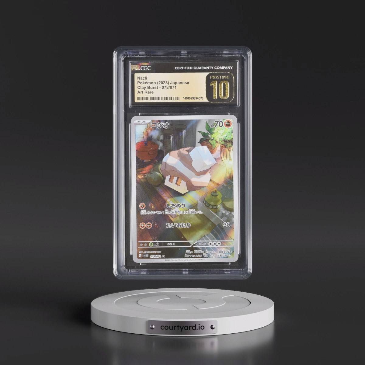 2023 Clay Burst #078/071 Nacli - Art Rare Holo (CGC 10 PRISTINE)