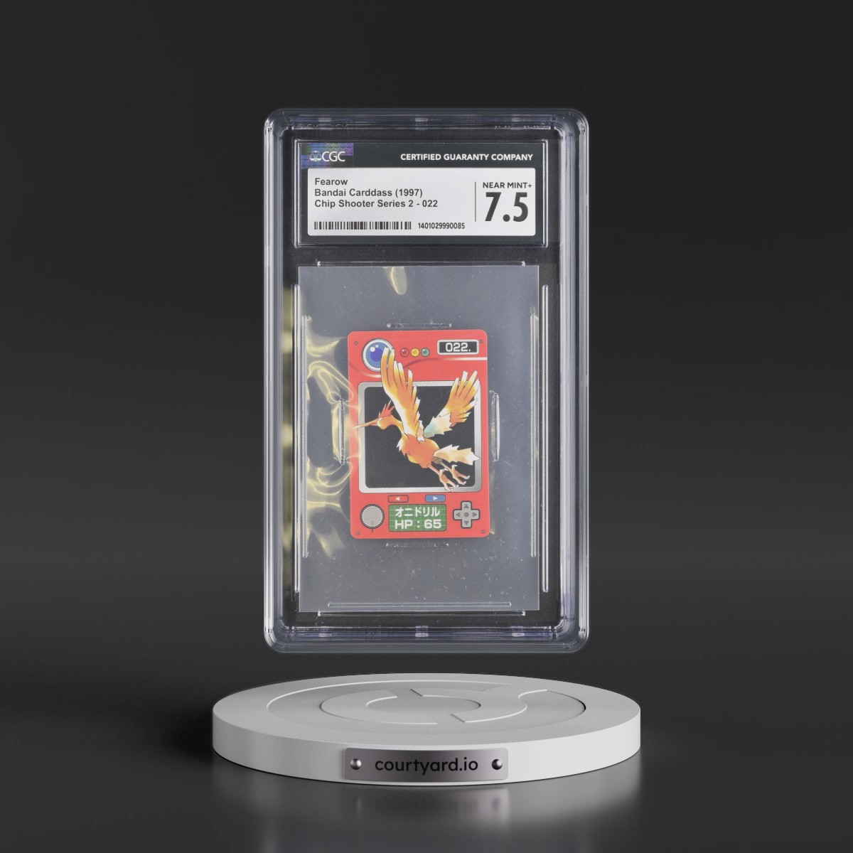1997 Chip Shooter Series 2 (Rectangular Cards) #022 Fearow (CGC 7.5 NM+)