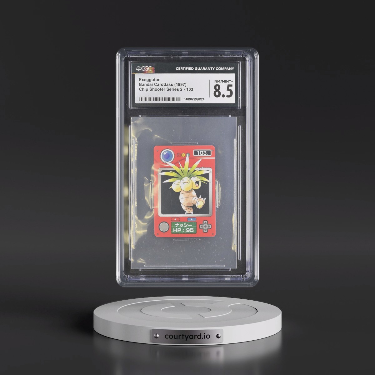 1997 Chip Shooter Series 2 (Rectangular Cards) #103 Exeggutor (CGC 8.5 NM-MT+)